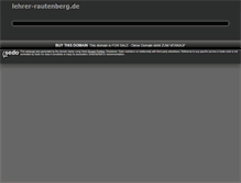 Tablet Screenshot of lehrer-rautenberg.de